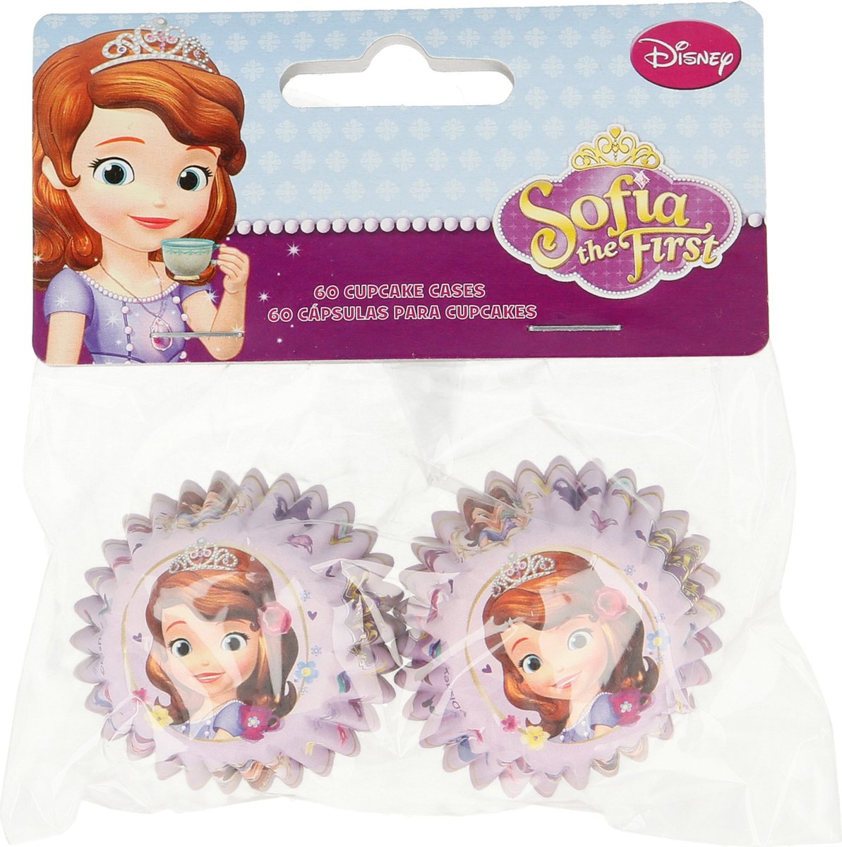 cupcake vormpjes Sofia de prinses