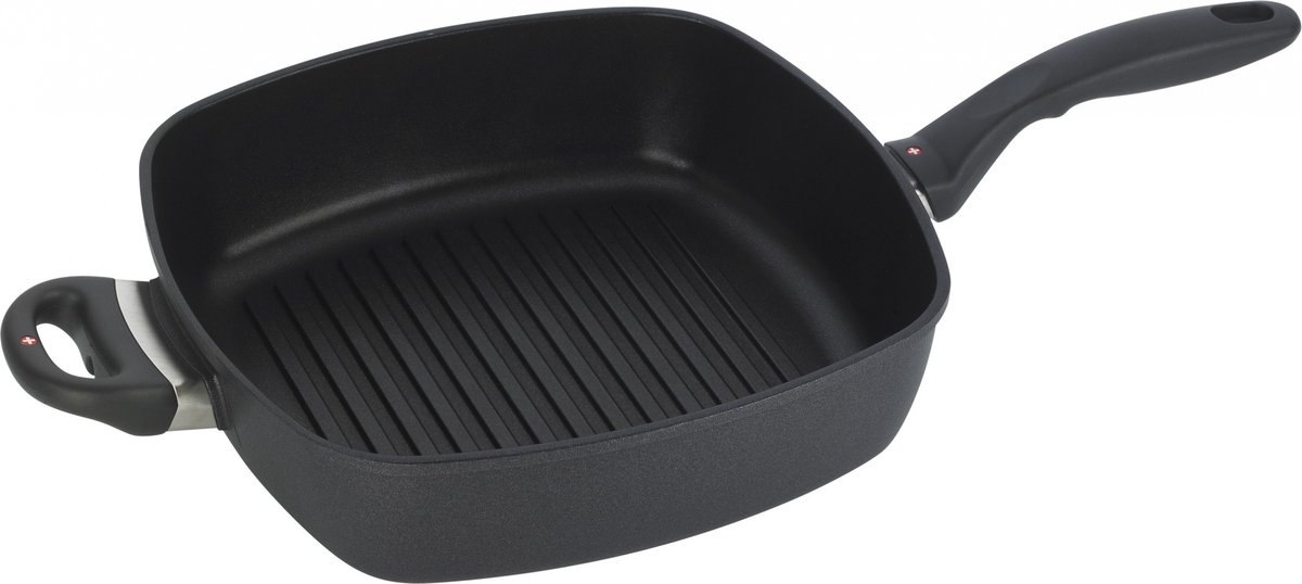 Swiss Diamond XD Grillpan - Inductie - Diep - 28x28 cm - Zwart
