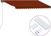 Everest Luifel automatisch uittrekbaar 450x300 cm oranje en bruin