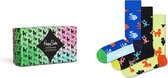 Happy Socks XMAL08-0200 Animal Socks Gift Set 3-Pack - maat 41-46