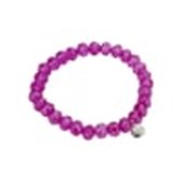 Biba armband basic crystal fuchsia 8 mm - 54025 - Sieraden sjoppie