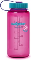 Nalgene Sustain Wide Mouth 500ml - drinkfles - Electric Magenta