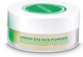 ECOCERA Setting Powder Onder Ogen 4g - Under Eye Vegan Loose Rice Powder met Hyaluronzuur voor Make Up Fixatie - Highlighter Poeder