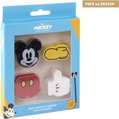 Mickey Mouse gummen set 4 stuks