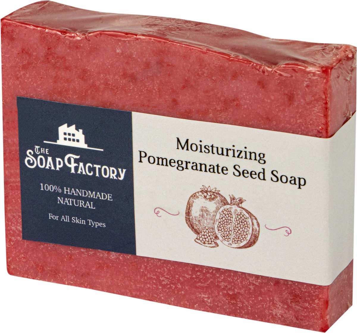 The Soap Factory Moisturizing Pomegranate seed Soap