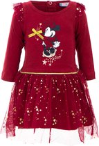 Minnie Mouse Baby Jurkje met haarband met tule rood 12 maanden (74cm)