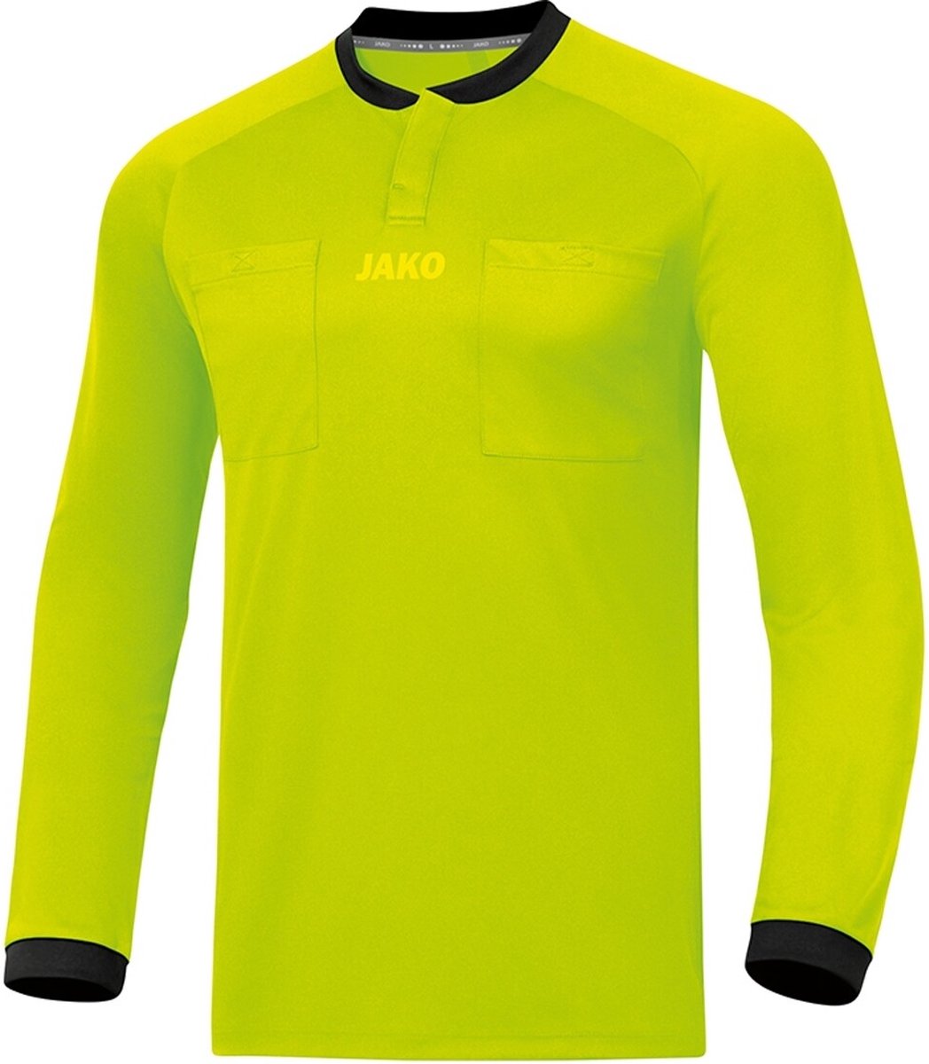 Jako - Referee Jersey L/S - Scheidsrechtershirt LM - 3XL - Geel