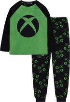 Groen-zwarte fleece pyjama - XBOX / 11-12 jaar 152 cm