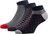 Apollo | Bamboe sneakersokken fashion | Zwart | 6 Paar | Maat 43/46 | Naadloze sokken | Bamboe sneakersokken heren