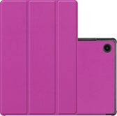 Hoesje Geschikt voor Samsung Galaxy Tab A8 Hoesje Case Hard Cover Hoes Book Case - Paars