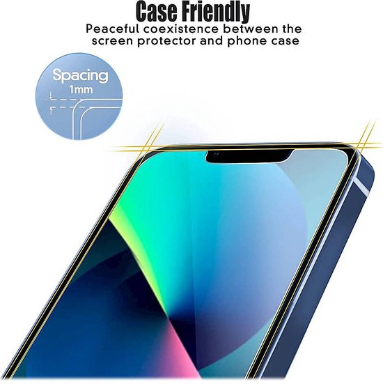 Protecteur d'écran iPhone 13 Pro - Verre de protection iPhone - Verre trempé iPhone 13 Pro - 2 pièces