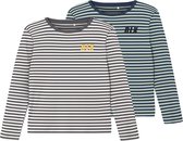 NAME IT NKMVILLY 2P LS SLIM TOP B Jongens T-shirt - Maat 116