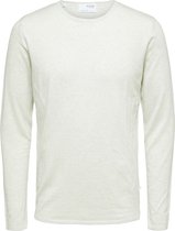 SELECTED HOMME BLACK SLHROME LS KNIT CREW NECK B NOOS  Trui - Maat L