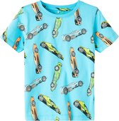 NAME IT MINI NMMHOTWHEELS MARKO SS TOP VDE Jongens T-shirt - Maat 86