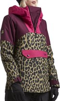 Colourwear Hommage Wintersportjas - Maat M  - Vrouwen - bruin - zwart - roze - paars