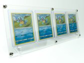 Display | Kaarthouder | Toploader | Houder voor 4 Pokemon kaarten