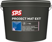 Bol.com Sps Muurverf Project Mat Binnen En Buiten Zwart 9005 10 Liter aanbieding