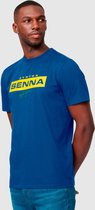 Ayrton Senna - Ayrton Senna Logo T-shirt blauw - Size : XL