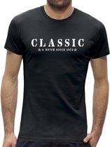 Classic Abraham 50 jaar t-shirt / kado tip / Heren maat M / cadeau / 1973