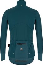 Santini Fietsjack Winter Heren Blauw Groen - Vega Extreme Winter Jacket Teal - XS