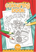 Colouring Book - Kleurboek - Circus - Clowns - Artiesten - 72 Pagina's