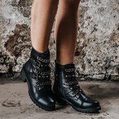 Bikerboots dames - Kelly zwart