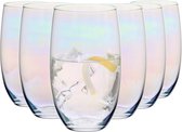 Waterglazen met Regenboogeffect | Set van 6 | 510 ml