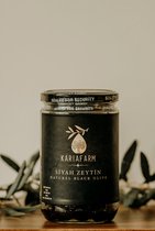 Karia Farm - Zwarte olijven in vierge olijfolie 600gr