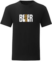 T-Shirt - Casual T-Shirt - Fun T-Shirt - Fun Tekst - Lifestyle T-Shirt - Drank - Alchohol - Bier - Beer - Beer Best Friend Ever - Zwart - XXL