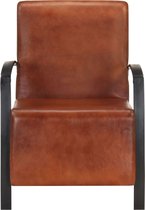 Medina Fauteuil echt leer bruin