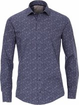 Casa Moda Overhemd navy mini flower (Maat: XXL)