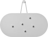 Zone A-Collection magneetbord + 5 magneten soft grey