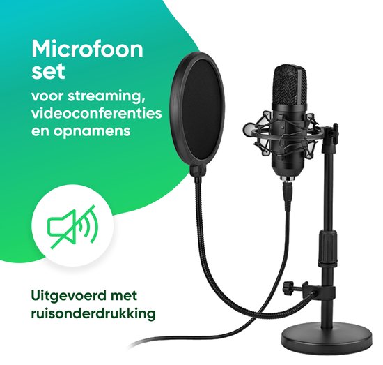 Tracer Microfoon - Microfoon arm - Microfoon standaard - Gaming & Streaming - Tracer