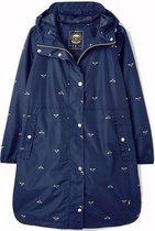Donkerblauw met bijen Waybridge packable regenjas van Joules  M