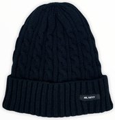 Mr. Hatly - Beanie Essential Knitted - Navy Blue