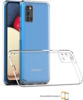 Samsung Galaxy A02S / M02S Transparant siliconen hoesje * LET OP JUISTE MODEL *