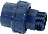 PVC 3/3 koppeling 3" binnendraad 3" buitendraad PN10