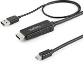 Adapter Mini DisplayPort naar HDMI Startech HD2MDPMM2M           (2 m) Zwart