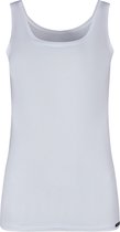 Tank top katoen | wit | skiny