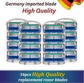 Gillette Fusion 5 scheermesjes van Duitse Topkwaliteit uit Duitsland 16X