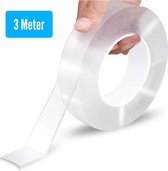 Nano Tape - 3 Meter - Transparante Dubbelzijdige Tape - Gekko Tape - Waterdicht – Montage tape