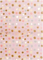 Paperpatch decoupagepapier Dots Pink Crafted Nature