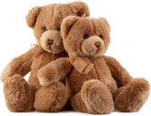 Pluchen beren - set van 2 stuks -  40 en 50 cm - kleur bruin - Gund - Superzacht en hoge kwaliteit - knuffelbeer