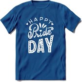 Pride Day | Pride T-Shirt | Grappig LHBTIQ+ / LGBTQ / Gay / Homo / Lesbi Cadeau Shirt | Dames - Heren - Unisex | Tshirt Kleding Kado | - Donker Blauw - XL
