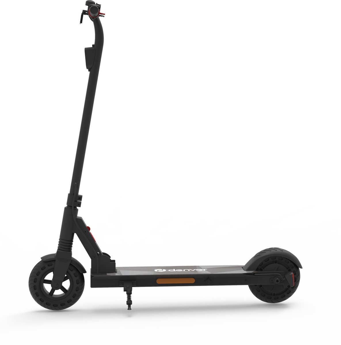 Denver SEL 80140 Elektrische step voor volwassenen en kinderen 8"" Wielen 20 km u E Step met aluminium frame actieradius 12KM Inklapbaar Met LED verlichting voor & achter E Scooter Zwart