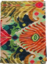 Les Ottomans  - Tafellaken handgeprint katoen kleur motief 250x150cm - Tafellakens
