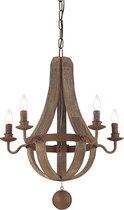 Ideal Lux - Millennium - Hanglamp - Metaal - E14 - Bruin