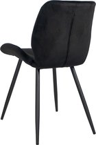 Eetkamer - Vergaderstoel Taipalsaari Velvet, Zwart