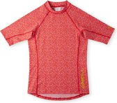 O'Neill - UV Zwemshirt voor meisjes - Shortsleeve Skin - All Over Print - Rood - maat 16 (163-170CM)