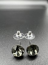 oorknop / biba oorknoppen / Diamond kleurig /swarovski steen